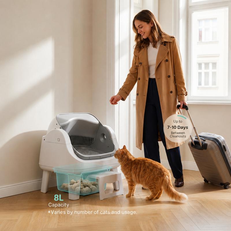WhiskerBot V2 Pivot Auto Cleaning Litter Box