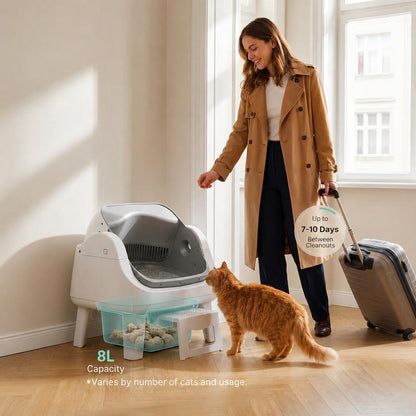 WhiskerBot V2 Pivot Auto Cleaning Litter Box